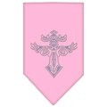 Unconditional Love Warriors Cross Rhinestone Bandana Light Pink Large UN849326